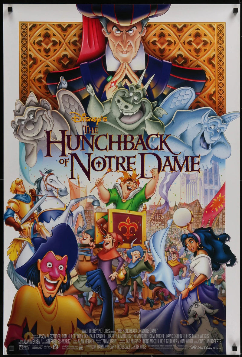 The Hunchback of Notre Dame 1996 Original DS USA One-Sheet Movie Poster