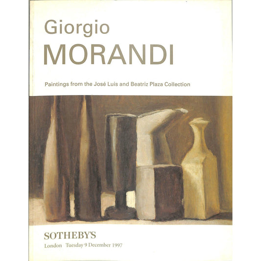 Sotheby's Giorgio Morandi Plaza Collection Auction Catalog December 9, 1997