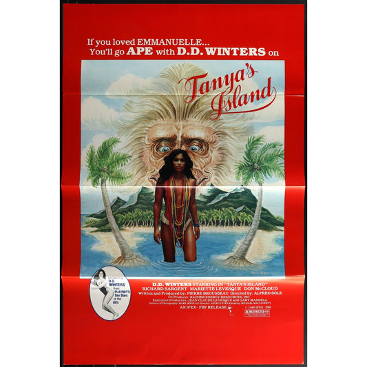 Tanya's Island (1980) Original Movie Poster Folded 27x41 EM8-509