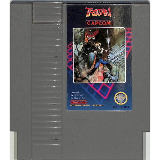 Trojan (1986) Nintendo NES Cartridge + Instruction Booklet