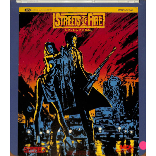 Streets of Fire (1984) Vintage CED RCA SelectaVision Videodisc TESTED WORKING