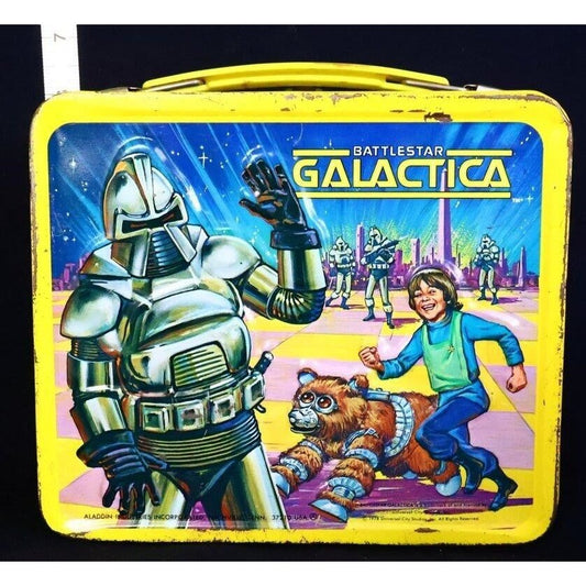 Vintage Metal Battlestar Galactica Lunchbox
