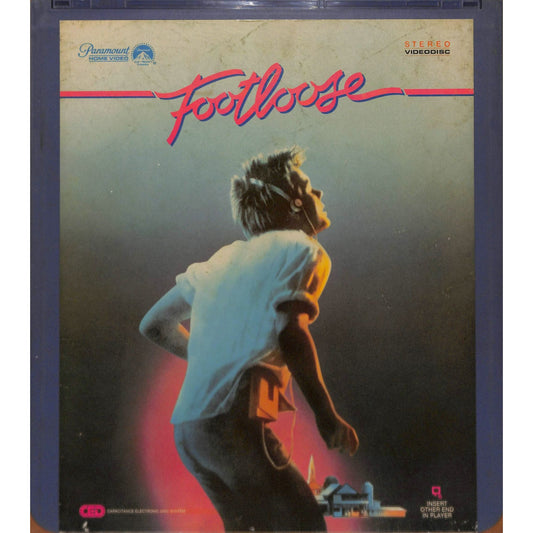 Footloose (1984) Vintage CED RCA SelectaVision Videodisc TESTED WORKING