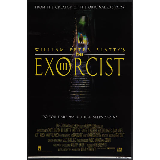 The Exorcist III (1990) Original Movie Poster Rolled 27x40