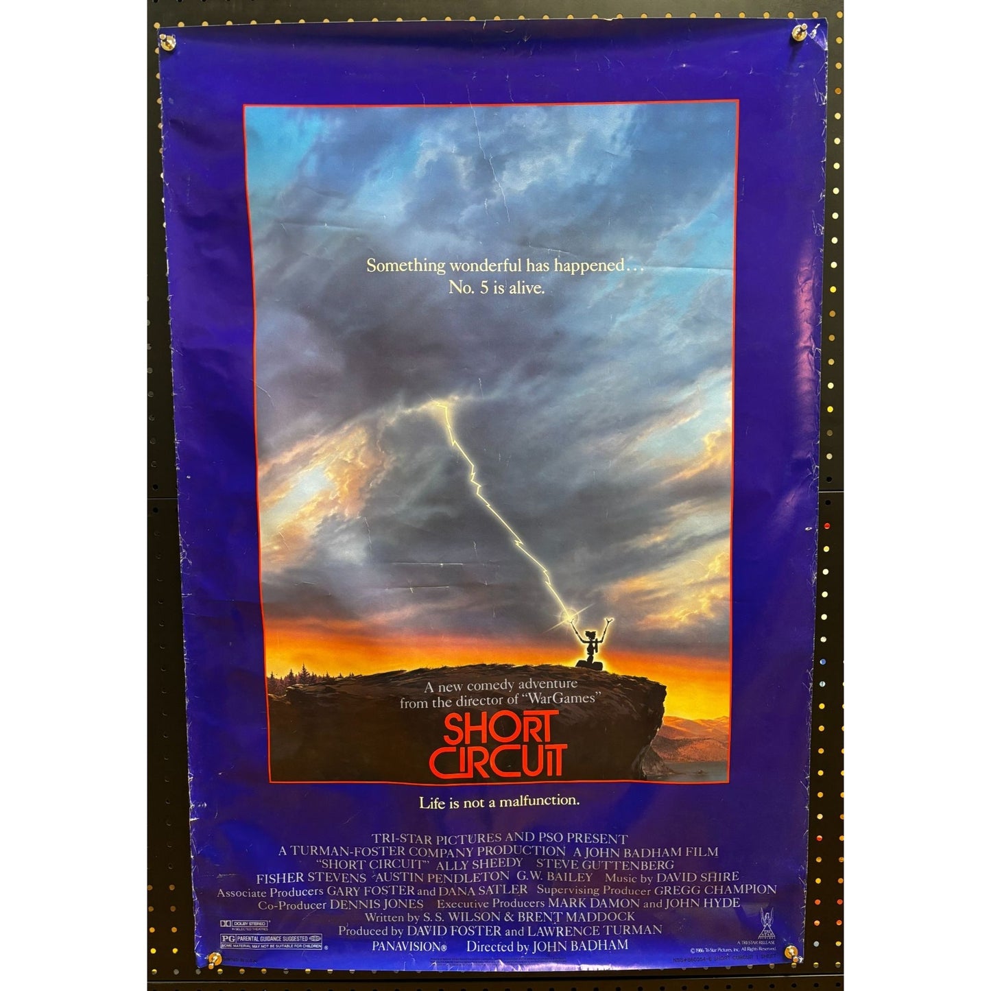 Short Circuit (1986) Original Rolled Poster 27x40