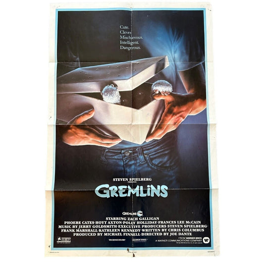 Gremlins (1984) Original Movie Poster One-Sheet 27x41 Folded Spielberg BP140