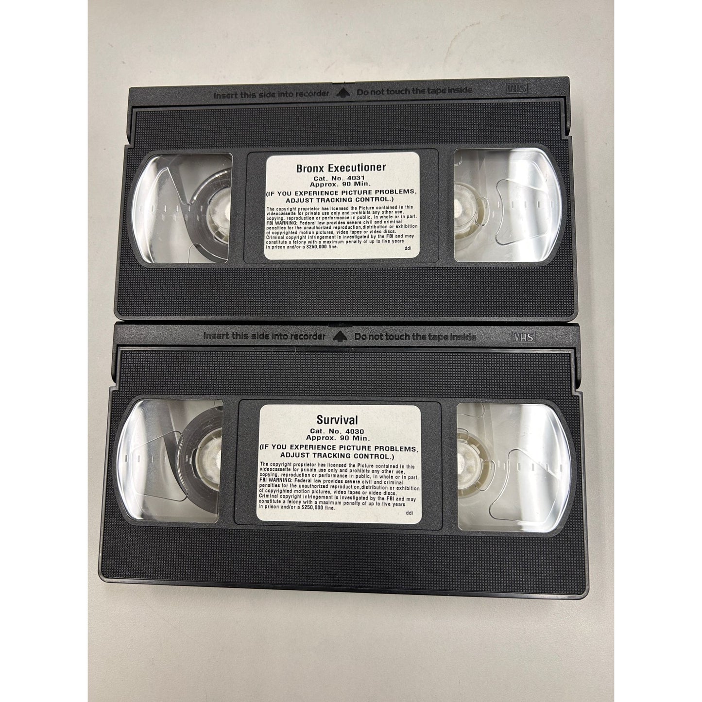 Nuclear Apocalypse 2-Movie Set Survival (1990) Bronx Executioner (1986)