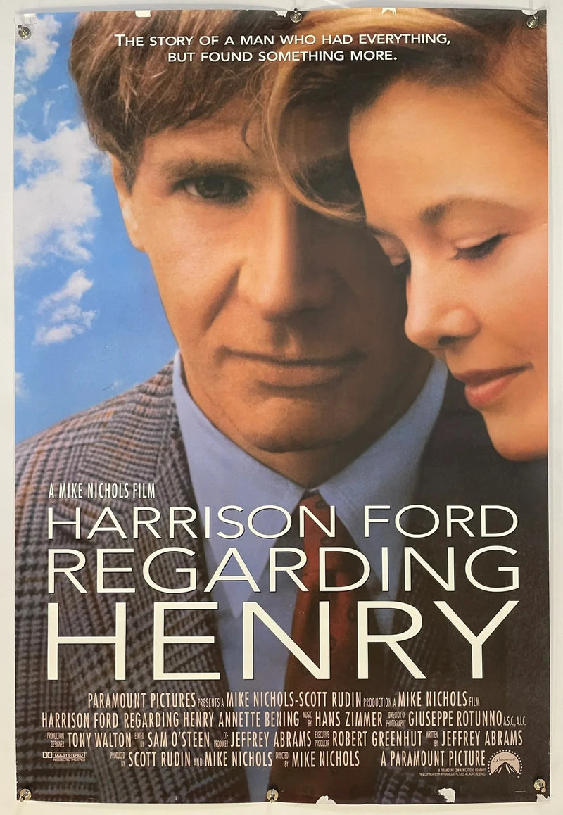 Regarding Henry (1991) Original Movie Poster 27x40