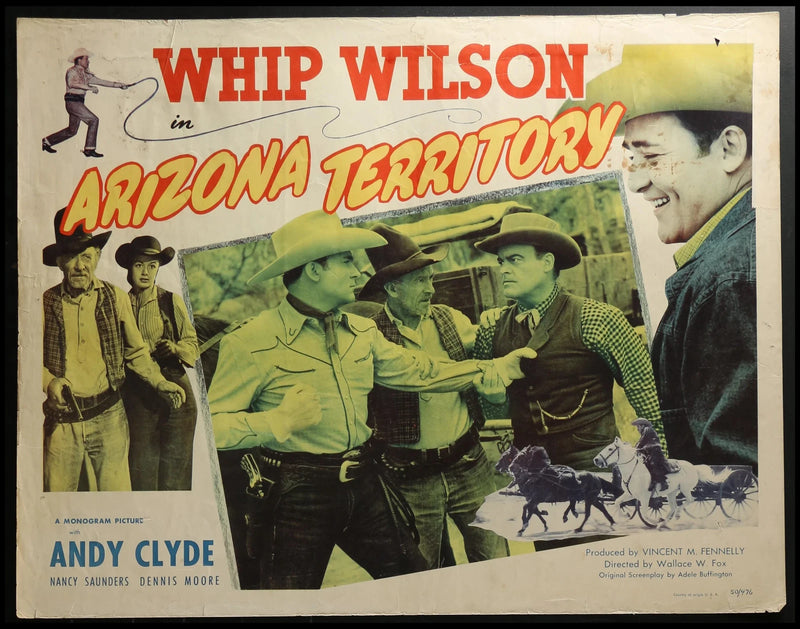 Arizona Territory (1950) Original Half-sheet Movie Poster 22x28