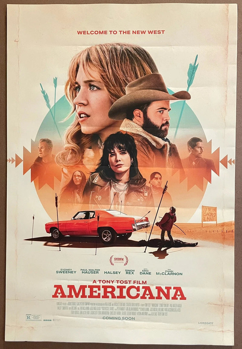 Americana 2025 USA 27x40 Double-Sided Western Crime Movie Poster