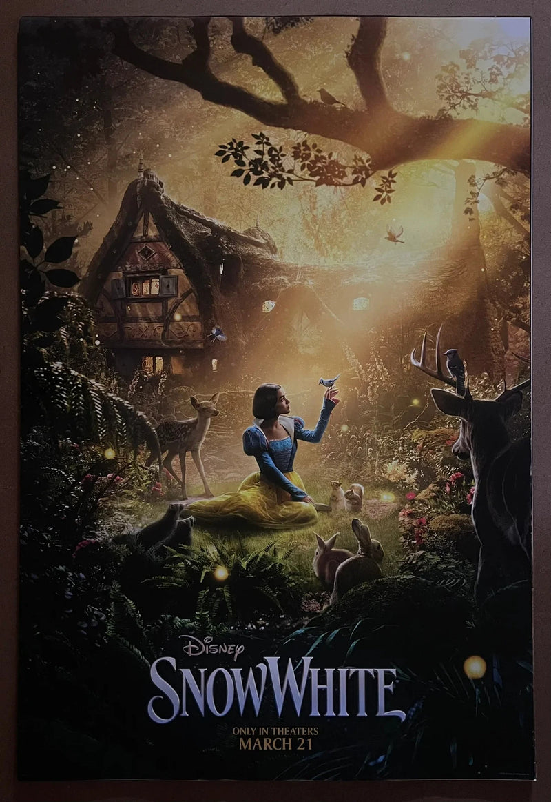 Snow White 2025 Disney US One-Sheet Rolled DS 27x40 Rachel Zegler Poster