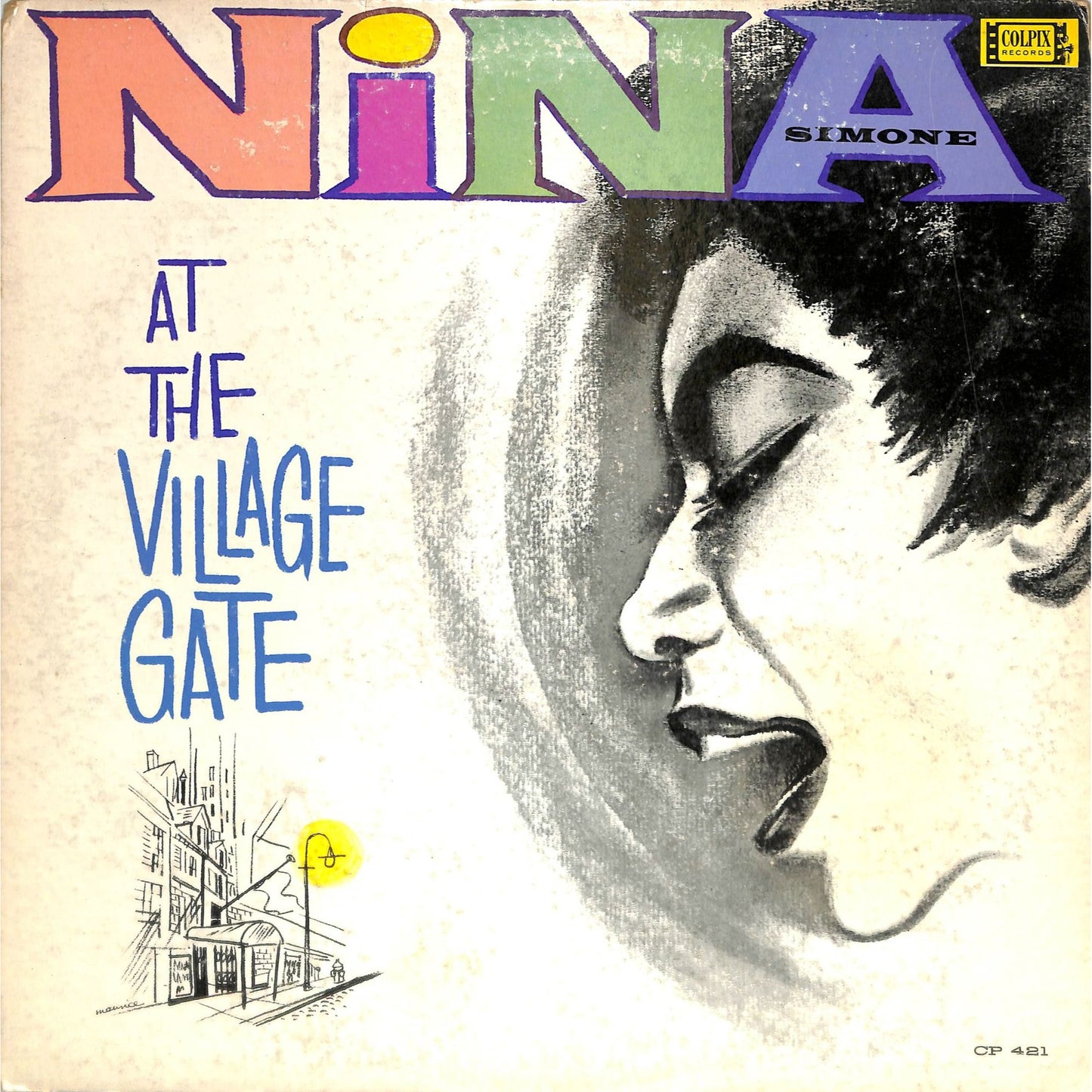 Nina Simone - At the Village Gate (1962 Pitman Repress) Vinyl Record CP 421