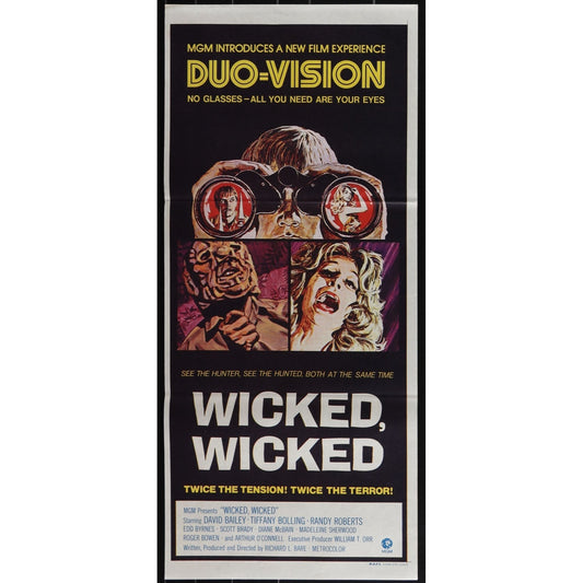 Wicked, Wicked (1973) Original Australian Daybill Poster Folded 13x30