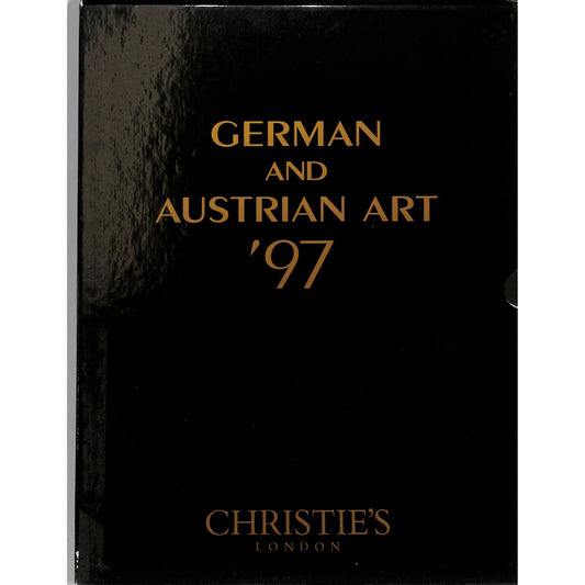 Christie's German and Austrian Art Auction Catalog October 9 1997