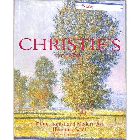 Christie's Impressionist and Modern February 4, 2002