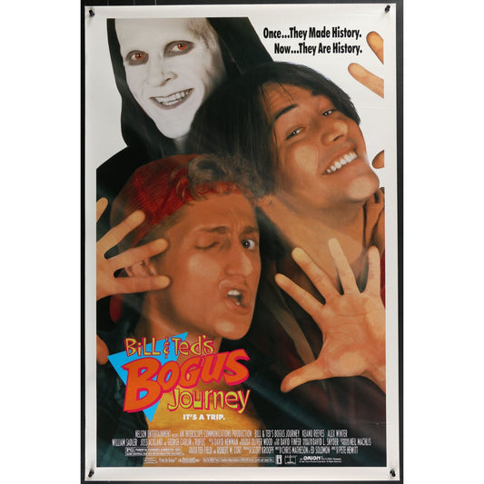 Bill & Ted's Bogus Journey (1991) Original Double-sided Movie Poster 27x40