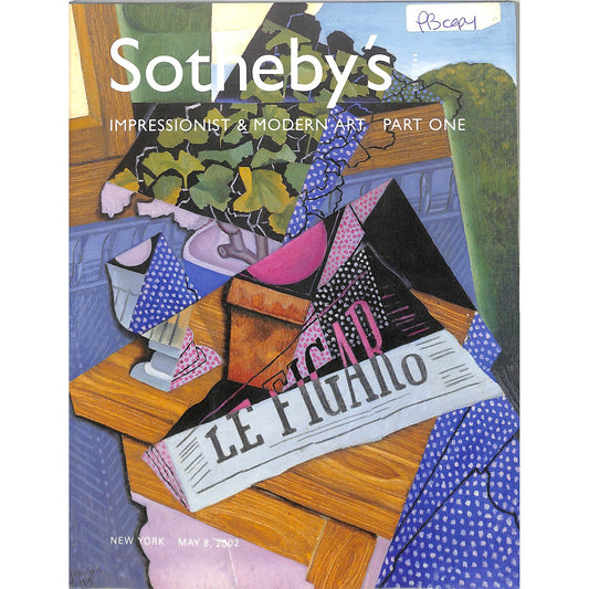 Sotheby's Impressionist & Modern Art Part 1 Auction Catalog May 8, 2002