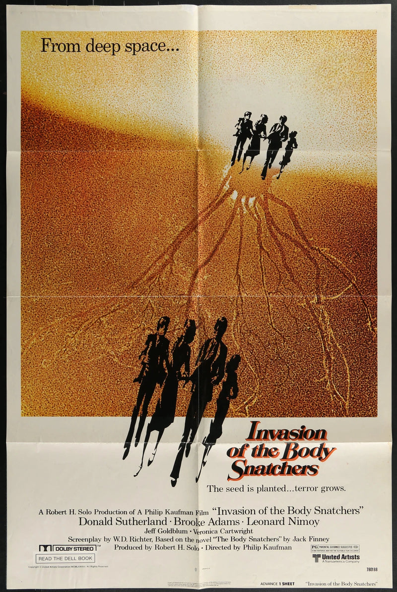 Invasion of the Body Snatchers (1978) Original One Sheet Poster 27x41 Nimoy
