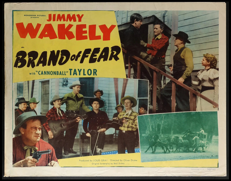 Brand of Fear (1949) Original Half-sheet Movie Poster Rolled 22x28