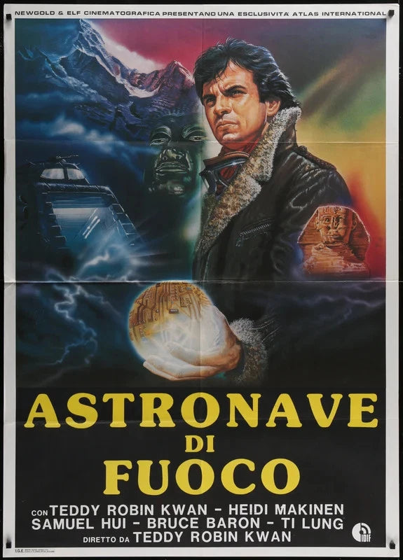 The Legend of Wisely 1987 Original Italian 1P Movie Poster 39x55 Samuel Hui