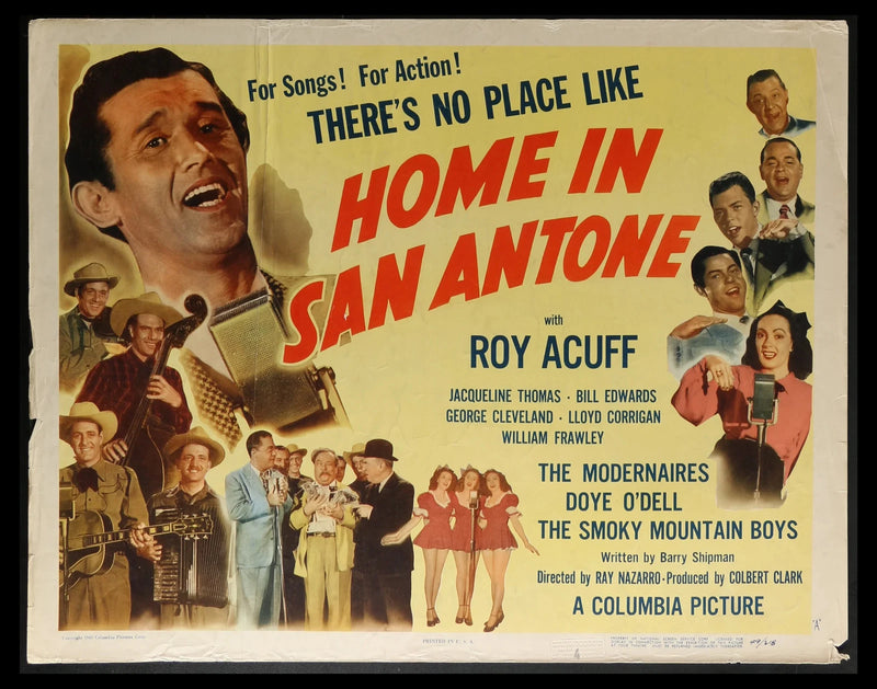 Home in San Antone (1949) Original Half-Sheet Movie Poster 22x28