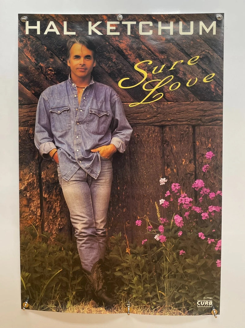 Hal Ketchum Sure Love Promo (1992) Poster 20x30