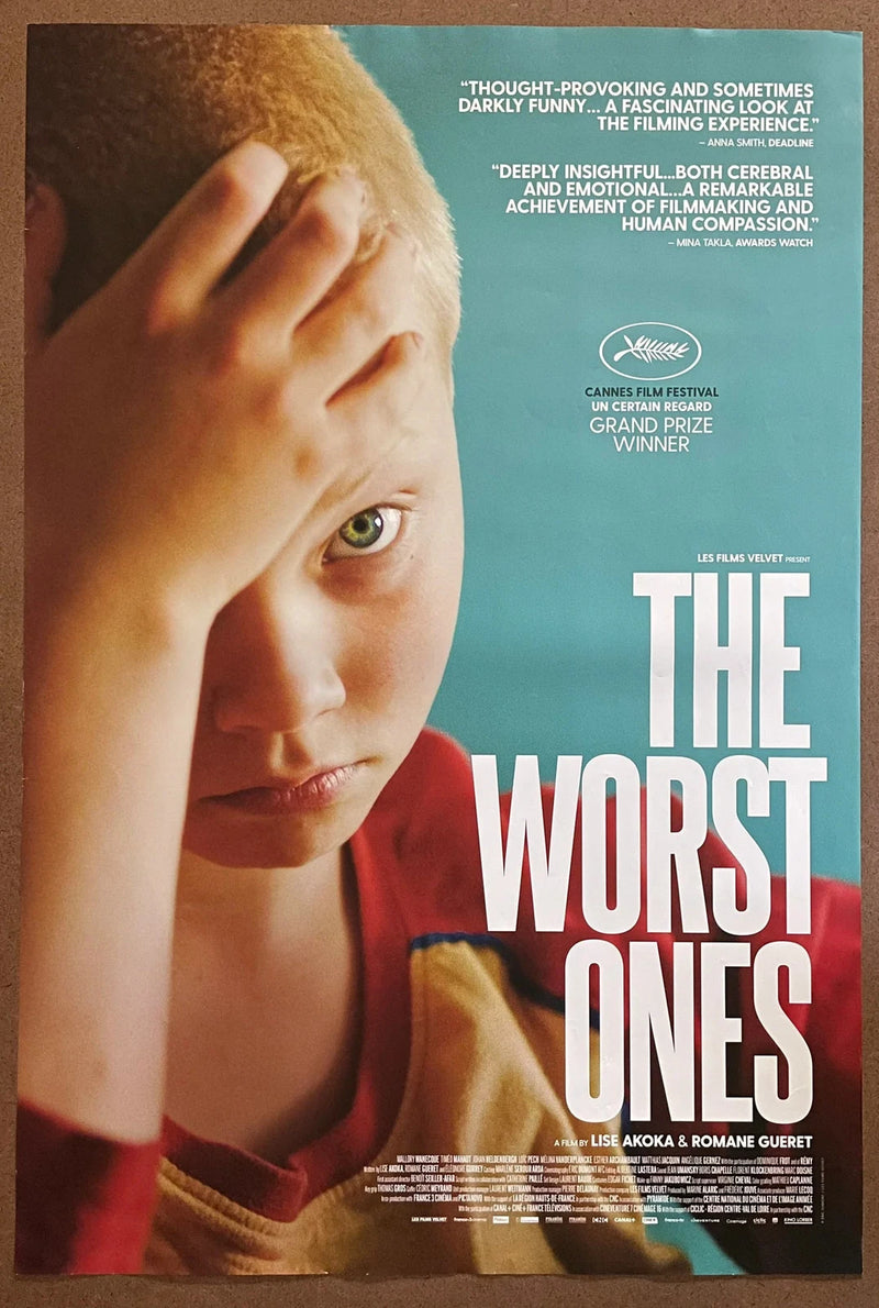The Worst Ones 2022 US One-Sheet rolled Movie Poster Cannes Winner Drama