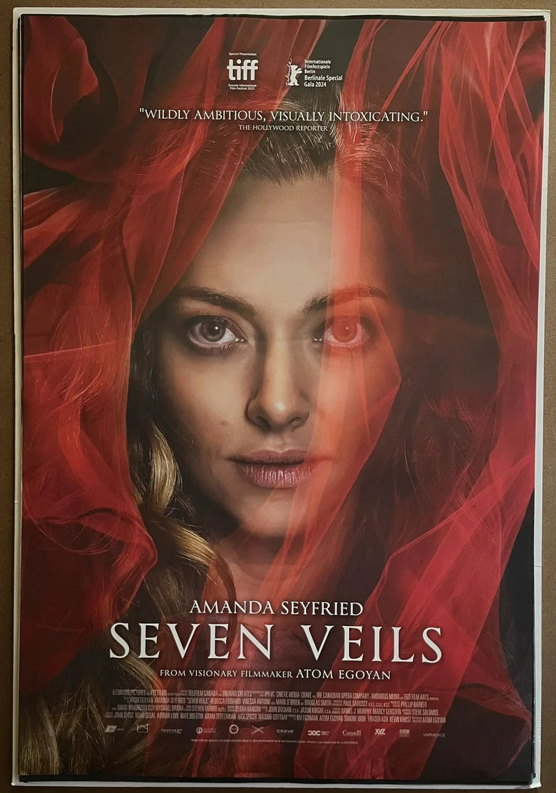 Seven Veils 2024 US One Sheet 27x40 DS Poster Amanda Seyfried Egoyan