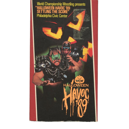 Halloween Havoc '89: Settling the Score (1989) Wrestling VHS Tape