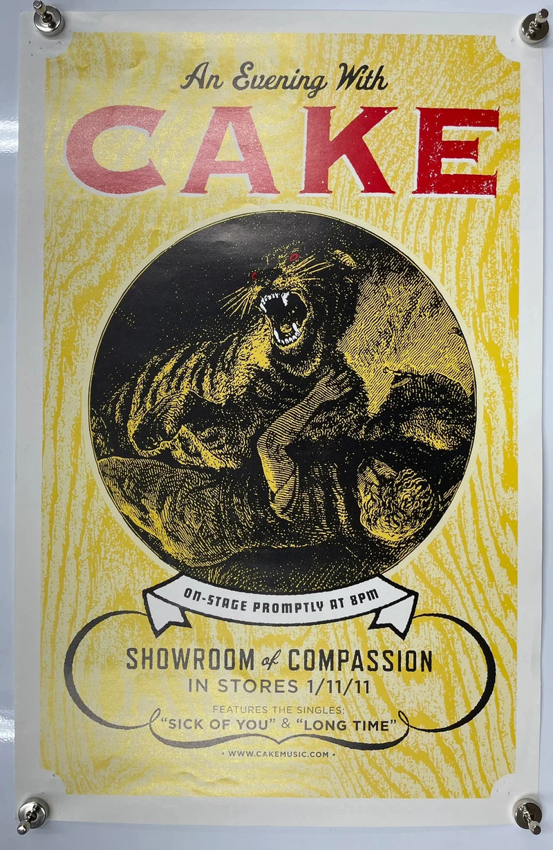 Cake Showroom of Compassion 2011 Double-Sided Promo Poster 11x17