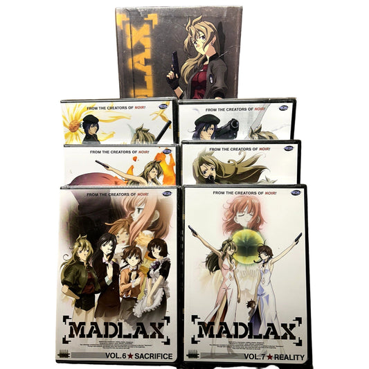 Madlax (2004) Complete DVD Series Volume 1-7 BRAND NEW SEALED Incl. Starter Box