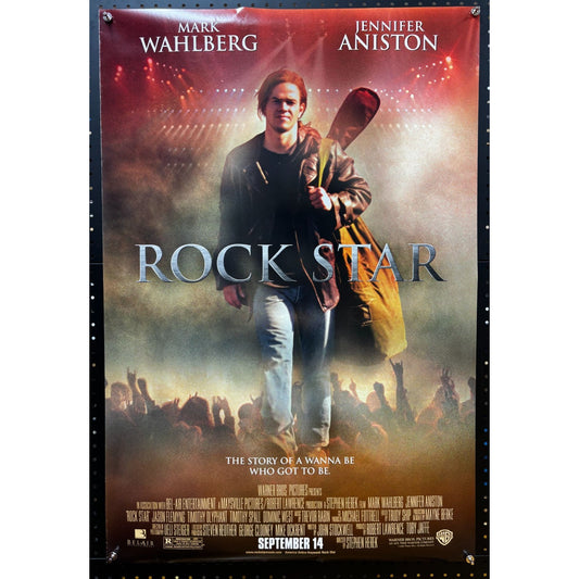 Rock Star (2001) Double-Sided, Original Rolled Poster 27x40