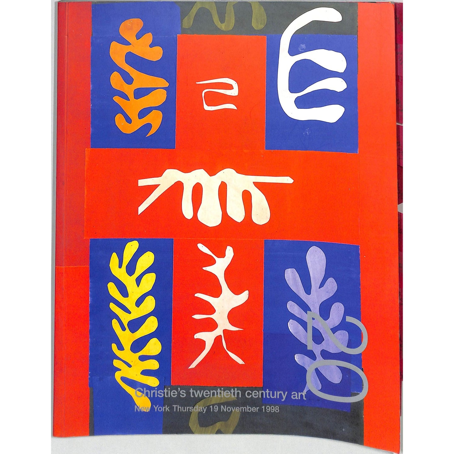 Christie's Twentieth Century Art Auction Catalog, 1998