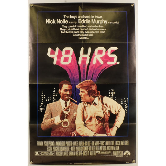 48 Hrs. (1982) Original Movie Poster Folded 27x41