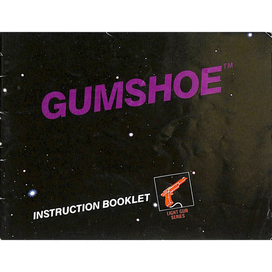 Gumshoe (1986) Original NES Instruction Booklet