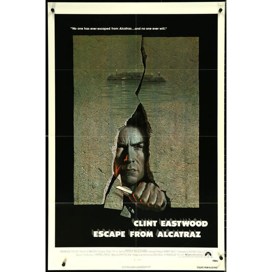 Escape From Alcatraz (1979) Original Folded Movie Poster 27x41 EM4-92