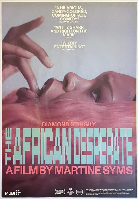 The African Desperate 2022 Original Movie Poster 27x40 SS Martine Syms