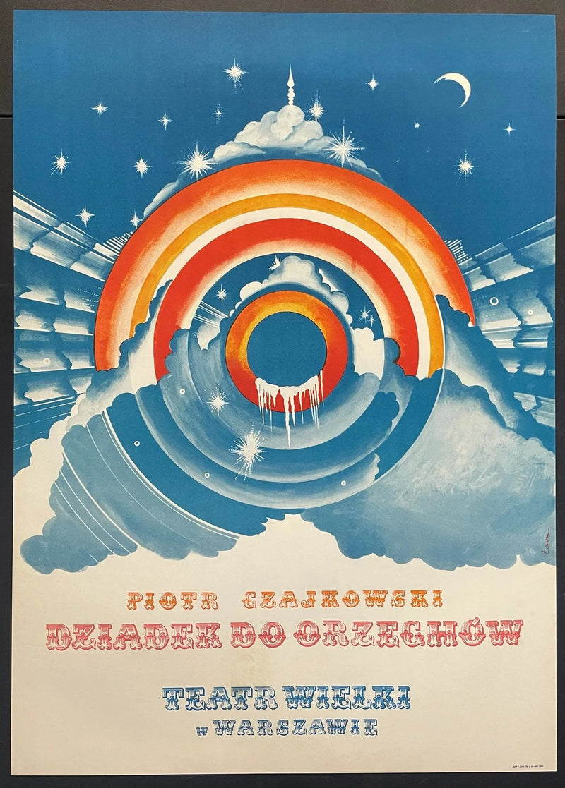 Dziadek do Orzechów (1973) Original Polish Theatre Poster 27x38