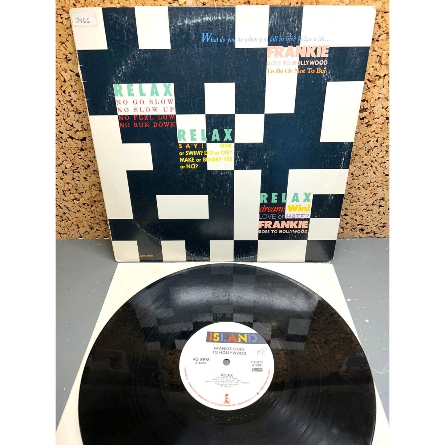 Frankie Goes To Hollywood – Relax 12" Single Island Records 0-96975