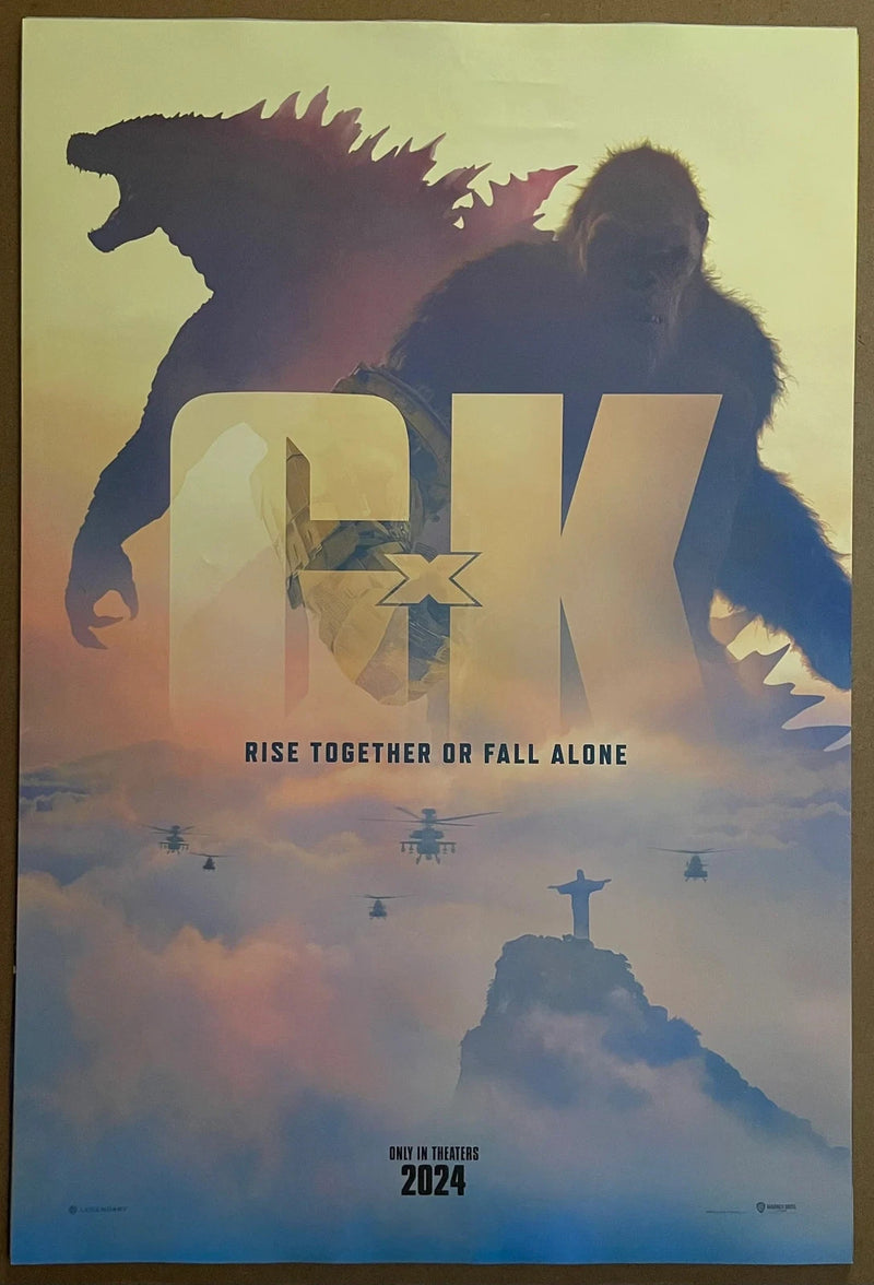 Godzilla x Kong The New Empire 2024 USA 27x40 DS Rolled Movie Poster