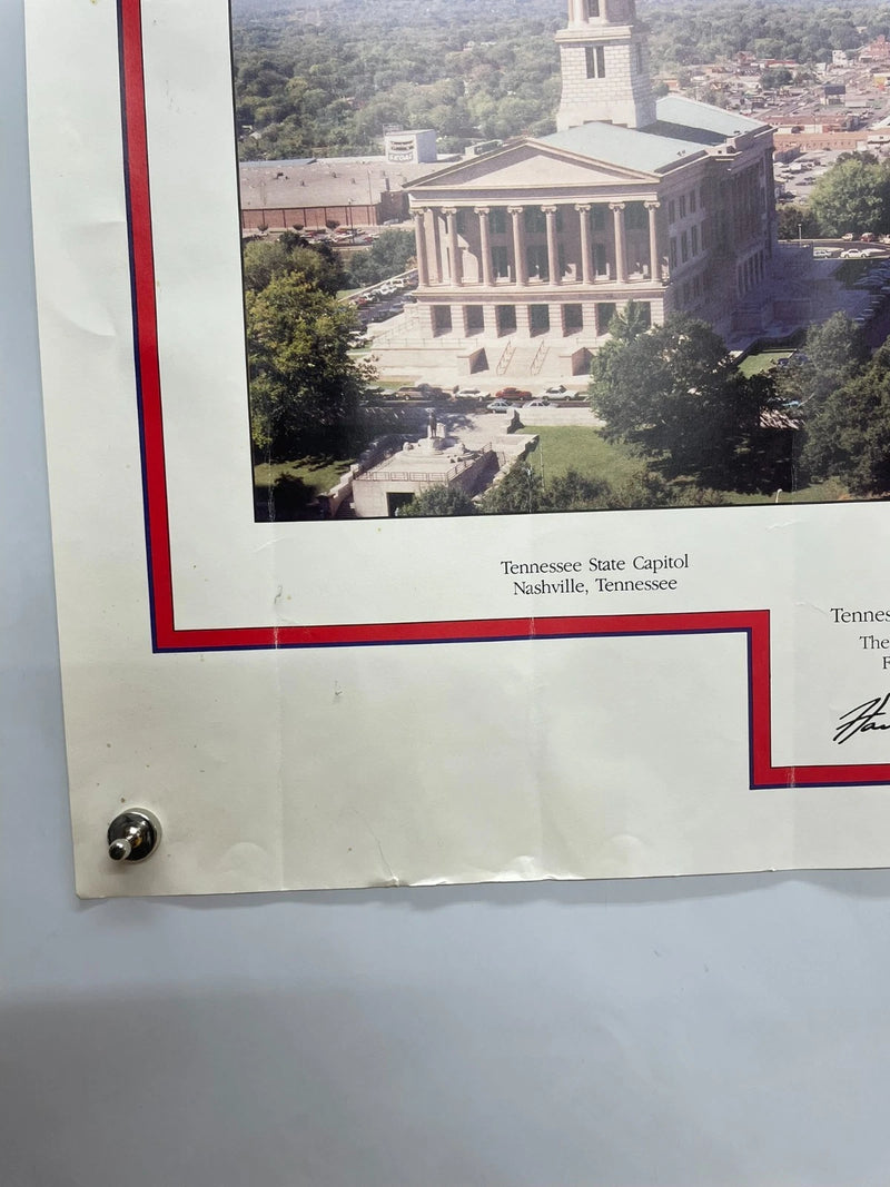1994 Tennessee Republican Party Capitol Club Series Poster 16x21