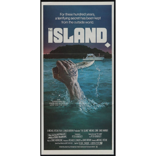 The Island (1980) Original Australian Daybill Poster Folded 13x28