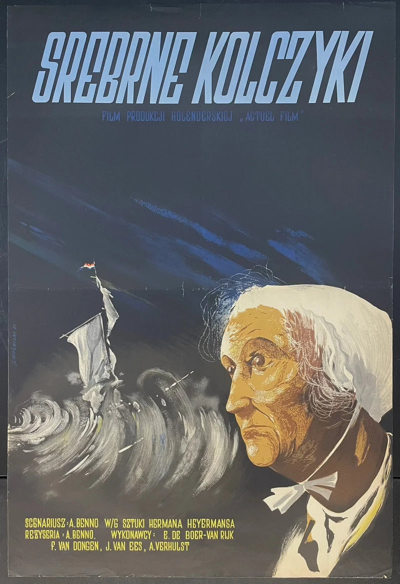 Srebrne Koczyki (1934) Original Polish Poster 26x39