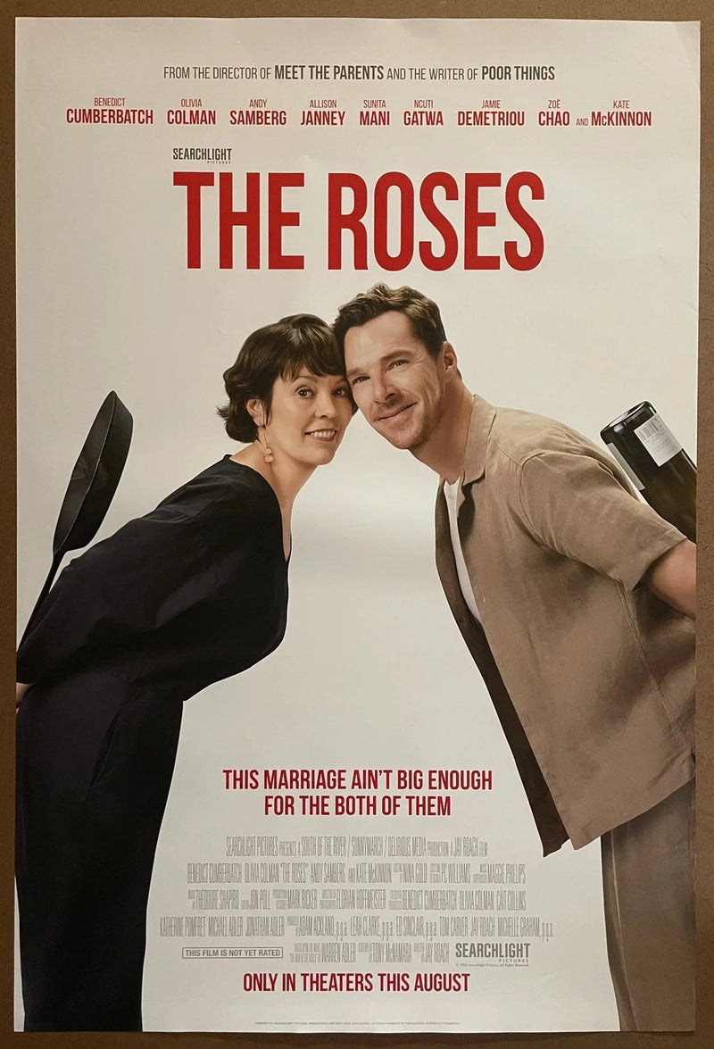 The Roses 2025 USA One-Sheet Rolled Poster Benedict Cumberbatch DS 27x40