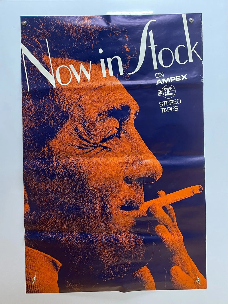 Dean Martin Now In Stock Ampex Stereo Tapes Record Store Promo Poster 24x36"