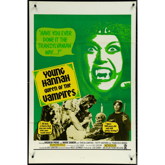 Crypt of the Living Dead (Hanna, Queen of the Vampires, 1973) Orig. Movie Poster