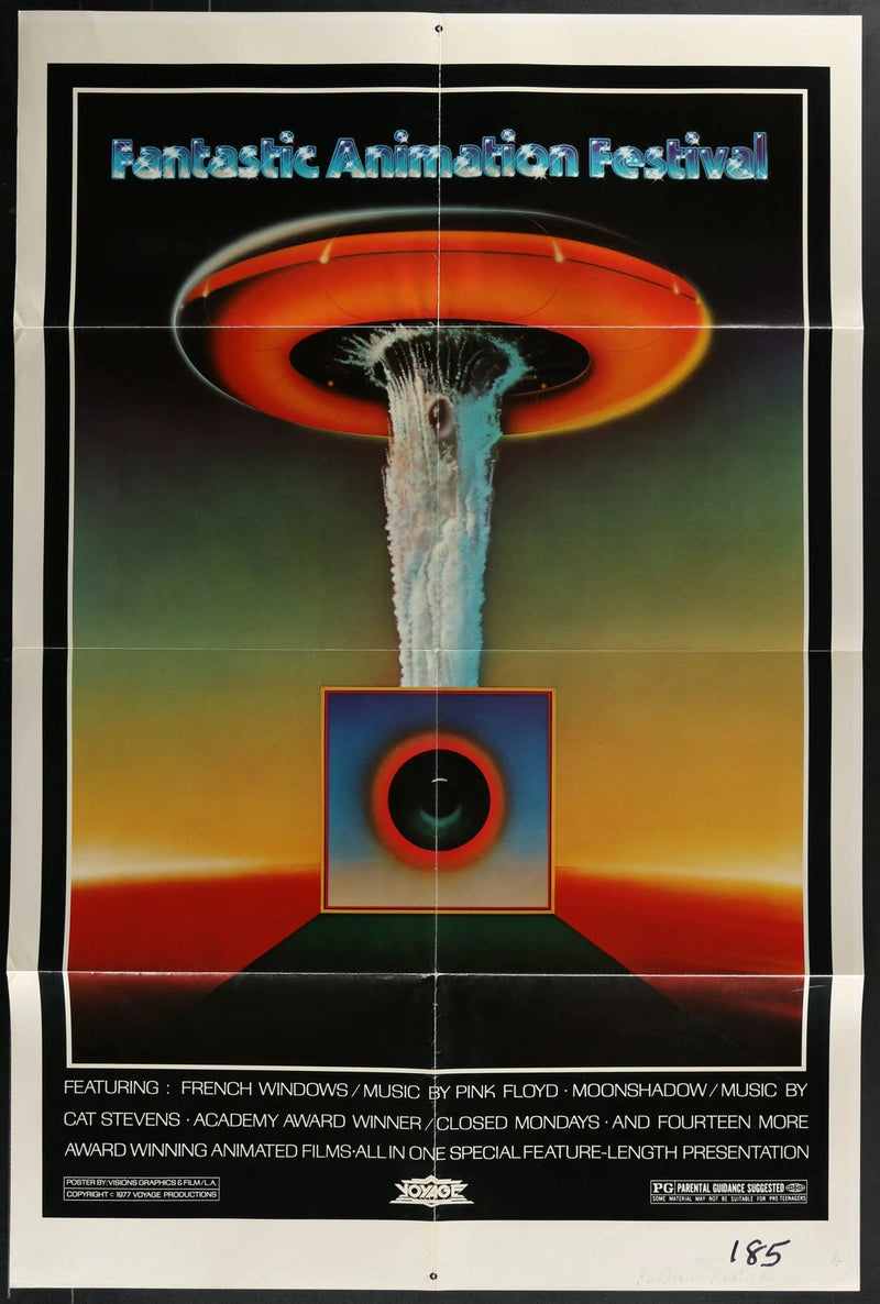 Fantastic Animation Festival 1977 Movie Poster Original USA One Sheet 27x41 Fold