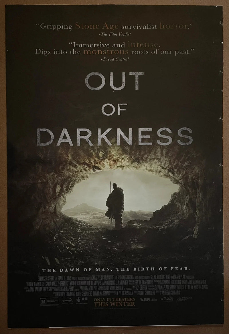 Out of Darkness 2025 USA One Sheet DS Rolled Movie Poster Stone Age Horror