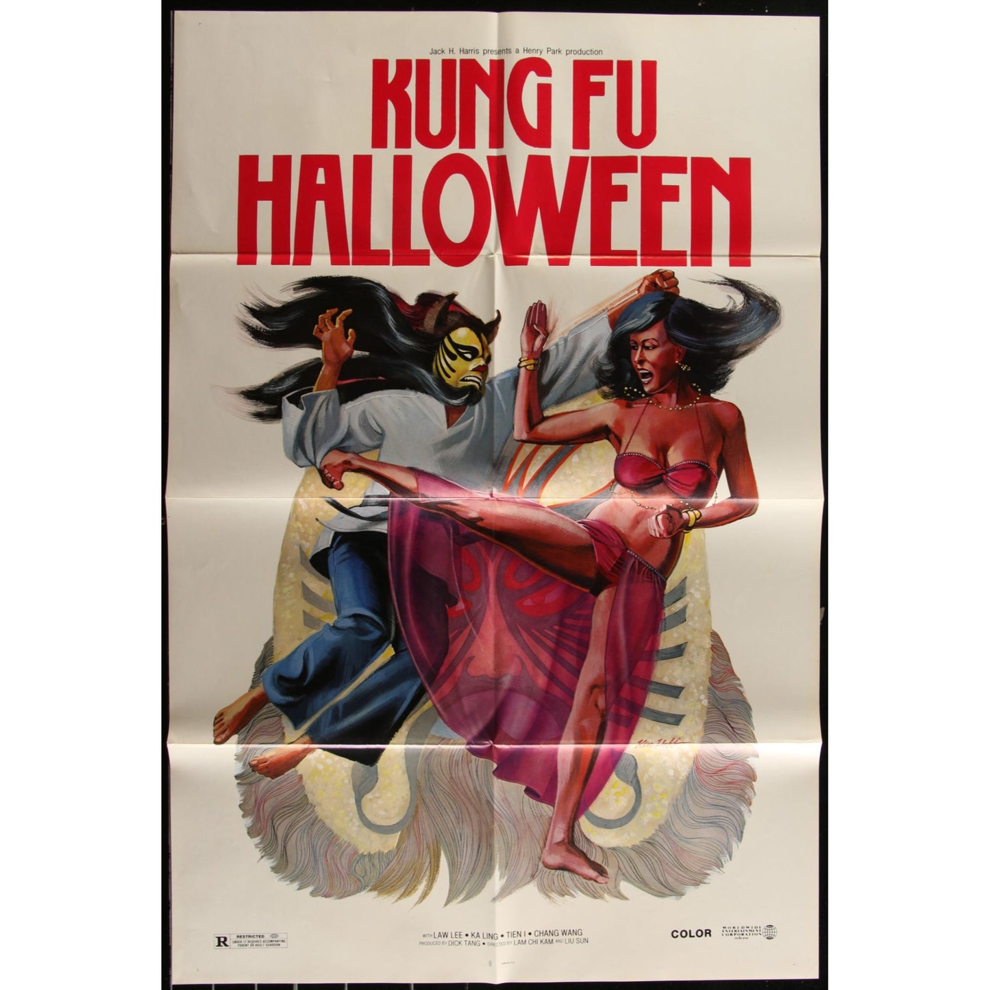 LOT OF 21 KUNG FU ONE-SHEETS 1970s Orig. 27x41 Folded Martial Arts Movies EM2A1