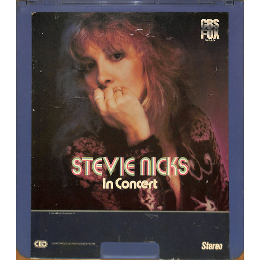 Stevie Nicks In Concert (1982) CED RCA SelectaVision Videodisc TESTED WORKING